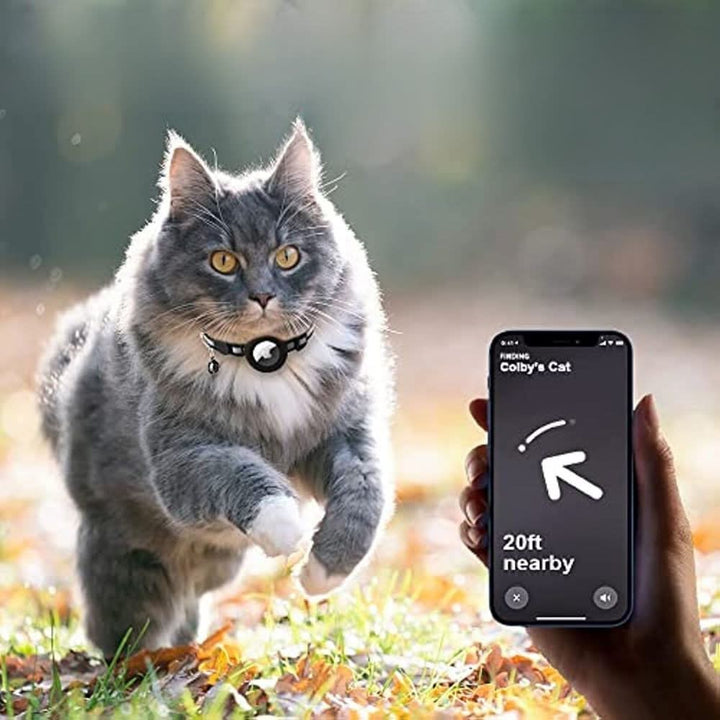 Obroża GPS dla Kotów z Odbijającym Designem