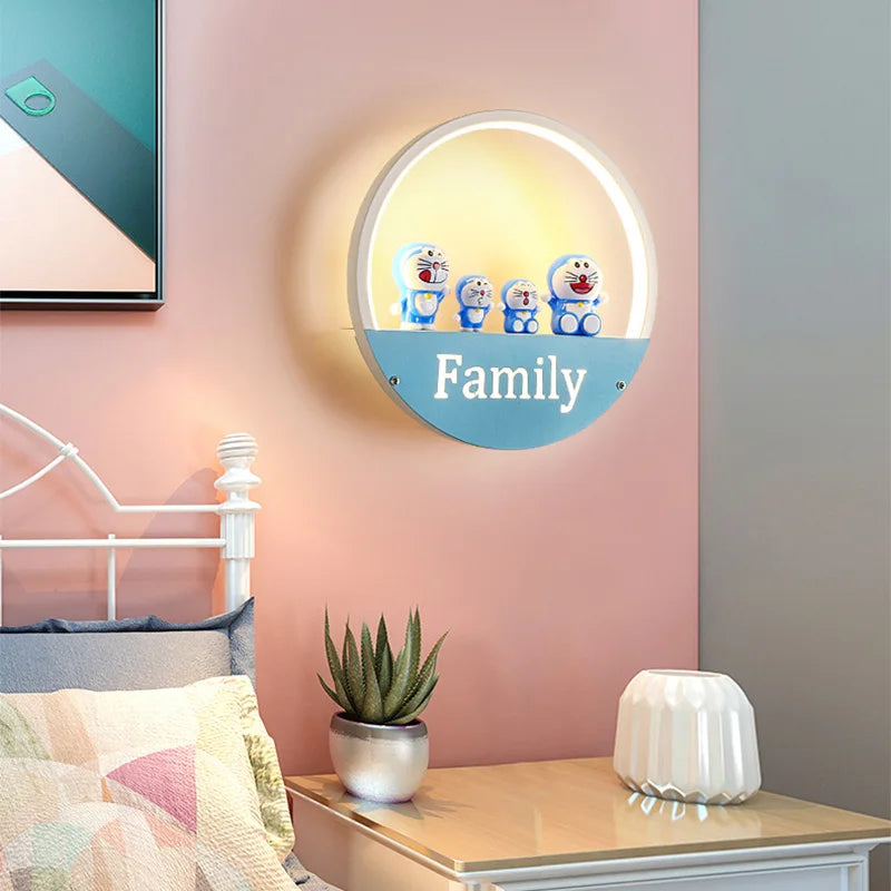 Lampa ścienna do pokoju dziecięcego – Kreatywna lampa nocna LED z uchwytem |