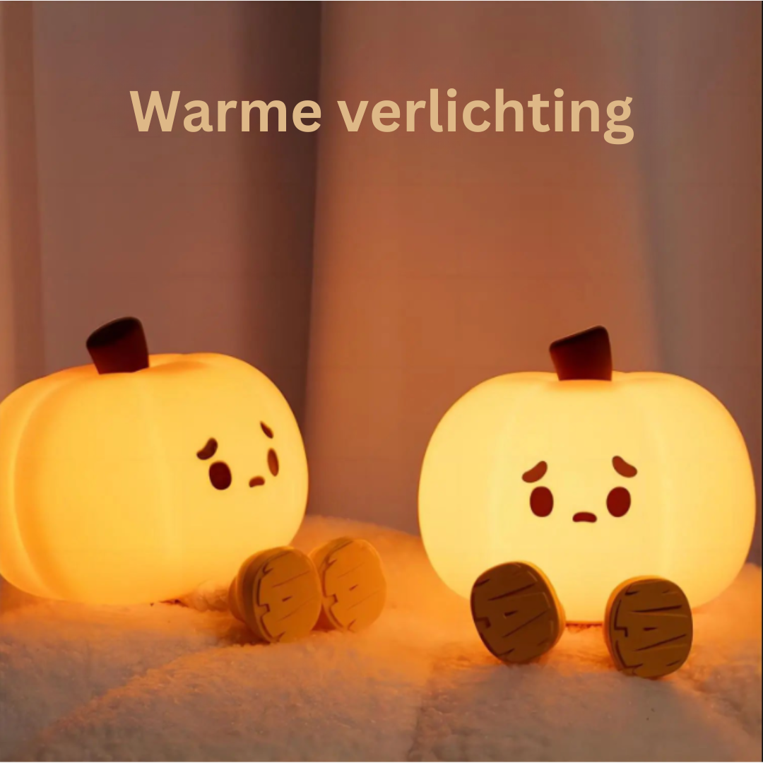 GlowPumpkin Light - Atmosferyczna Lampka Nocna z Ciepłym Blaskiem