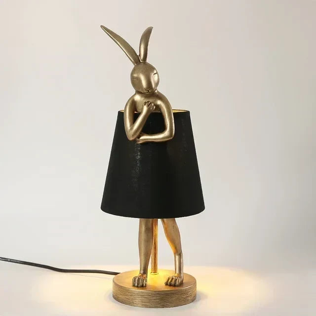 Lampka stołowa Królik – Przyciemniana lampka LED nocna w nowoczesnym designie do pokoju dziecięcego i salonu |