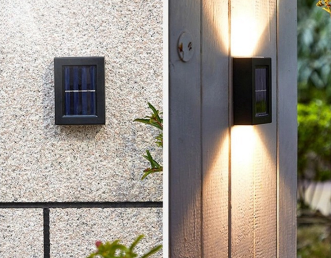 Bezprzewodowe LED Solarne Lampy Ścienne Deluxe | Efektywne i Oszczędne Oświetlenie Zewnętrzne