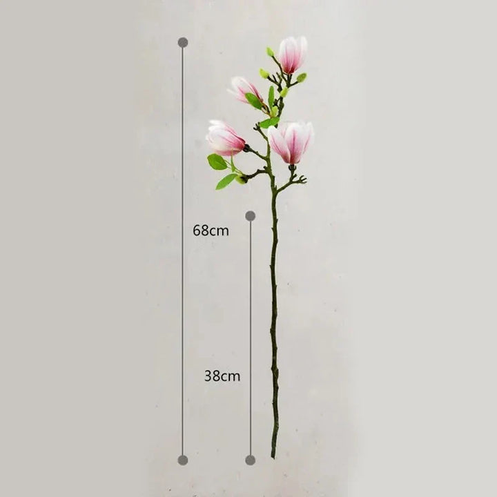SilkSplendor - Realistyczne sztuczne gałęzie magnolii