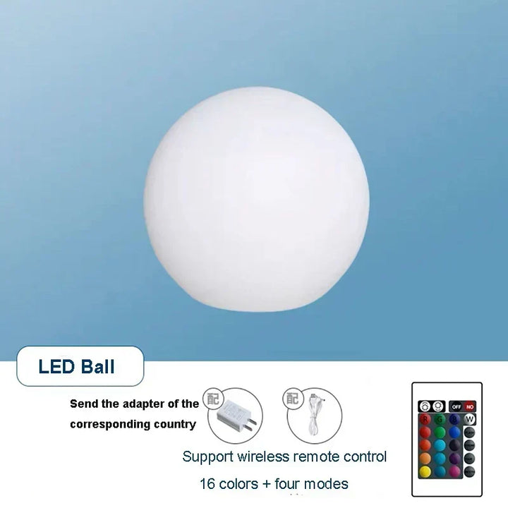 Lampa kulista LED - Donn - Ładowalna - Wodoodporna - Do użytku wewnętrznego i zewnętrznego