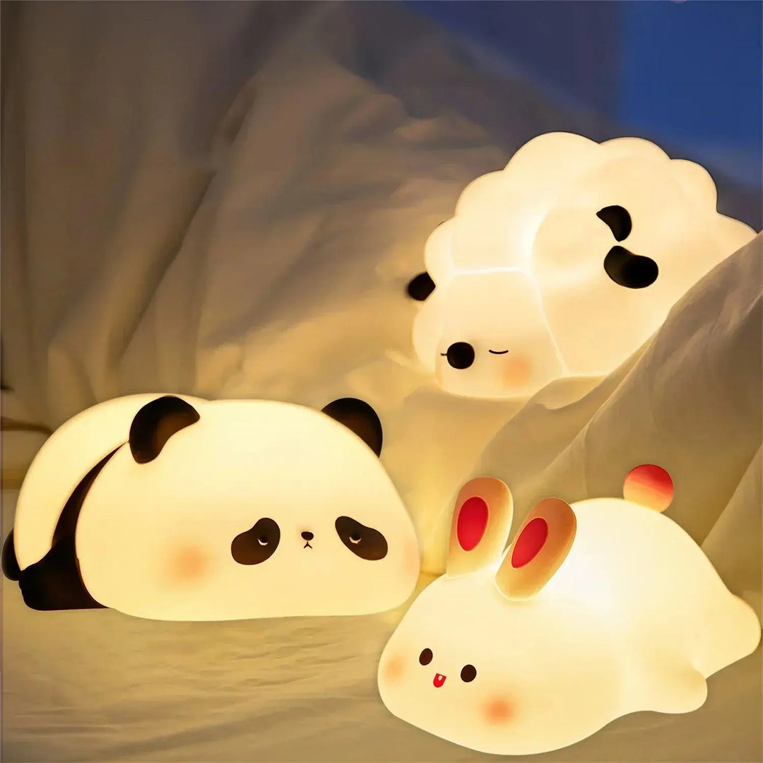 Lampki nocne LED w kształcie zwierząt