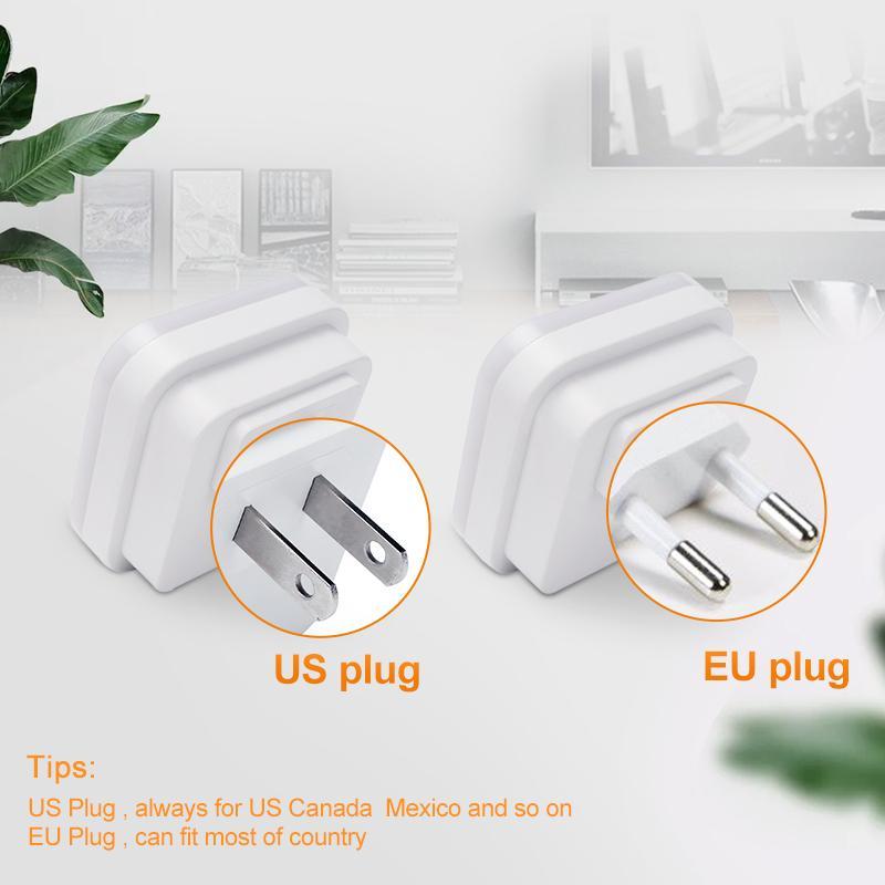 LED Nocna Lampa Mini Z Czujnikiem Światła 110V 220V Wtyczka EU US Oszczędzająca Energię Lampa Dla Dzieci Pokój Dziecięcy Salon Sypialnia