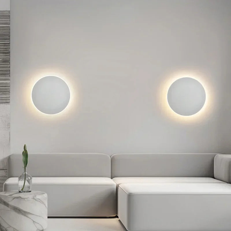Sleeksphere - Okrąła Lampa LED Dotykowa na Ścianę