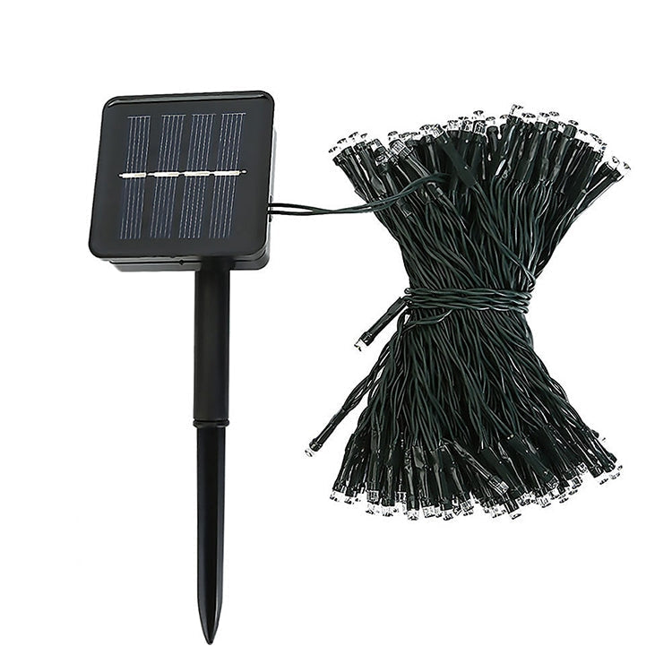 200 LED-ów Zewnętrzne Wodoodporne Lampki Choinkowe Solarne, Długość: 22m (Niebieskie)