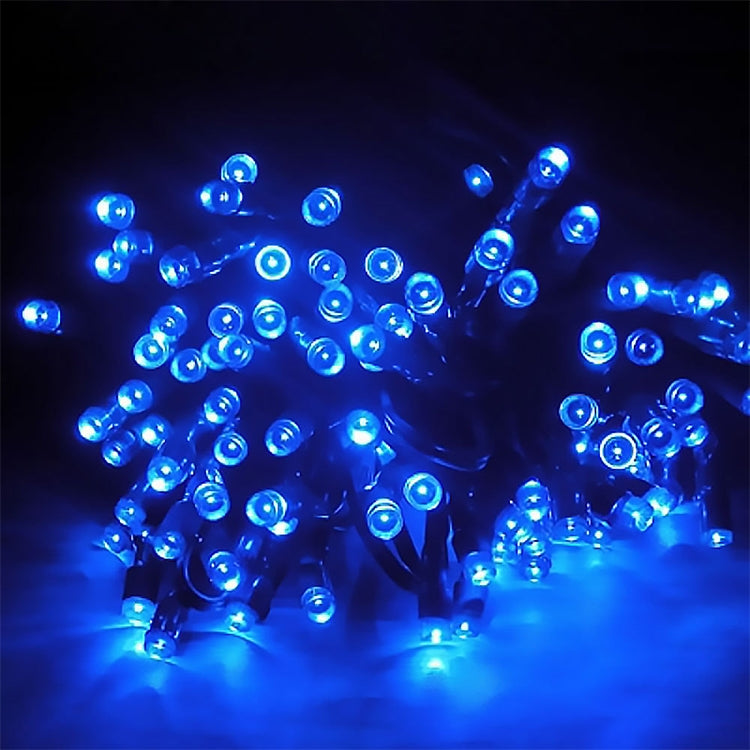 200 LED-ów Zewnętrzne Wodoodporne Lampki Choinkowe Solarne, Długość: 22m (Niebieskie)