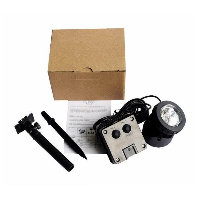 Lampa LED z dwoma głowicami, wodoodporna, słoneczna, podwodna, reflektor