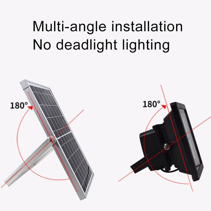 10W 100 LED IP67 Wodoodporna Lampa Solarno-LED z Pilotem