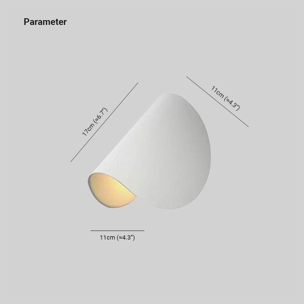 Eveline Nowoczesna Geometria LED 4 kolory Lampa Ścienna Wewnętrzna/Zewnętrzna Metalowa
