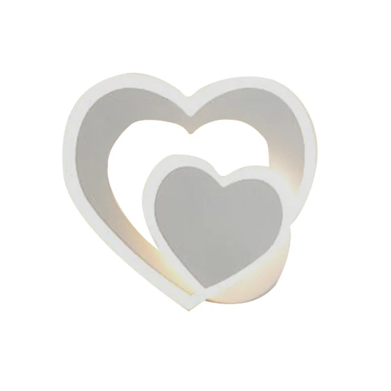 Lampa Ścienna w Kształcie Serca | Romantyczny Design | Łatwa Instalacja - AtmosLove