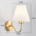 Lampa Ścienna z Tkaniny