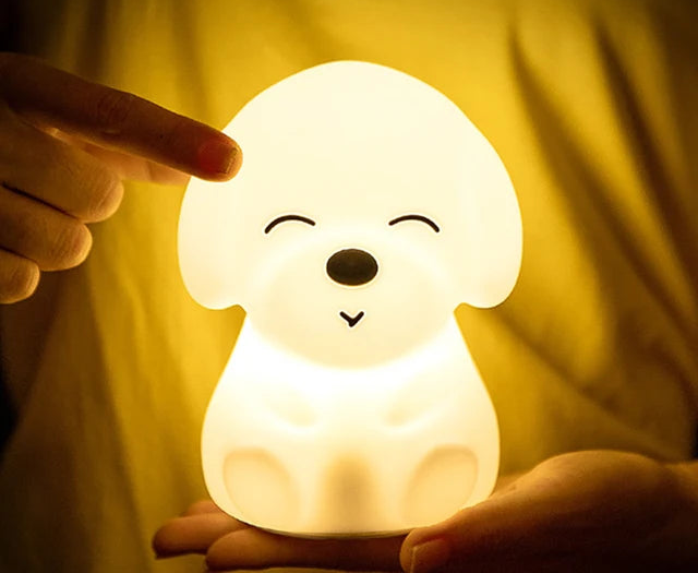 Lampka nocna LED dla dzieci – ściemniana lampka nocna z -designem, ładowana przez USB, z dotykowym sterowaniem |