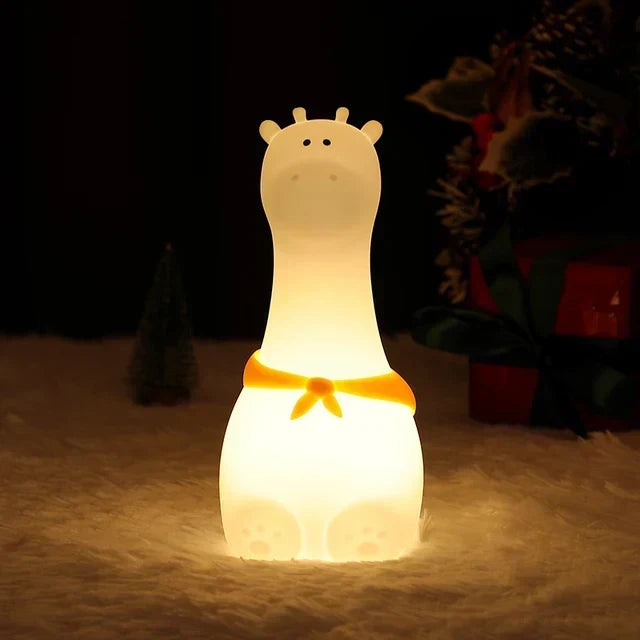 Lampka nocna LED dla dzieci – ściemniana lampka nocna z -designem, ładowana przez USB, z dotykowym sterowaniem |