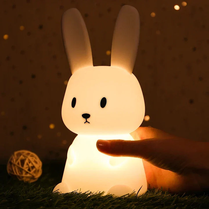 Lampka nocna LED dla dzieci – ściemniana lampka nocna z -designem, ładowana przez USB, z dotykowym sterowaniem |