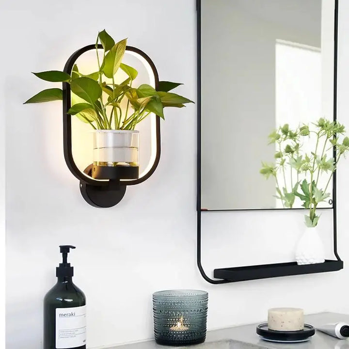 Lampa Ścienna - Roślinna Lampa Ścienna