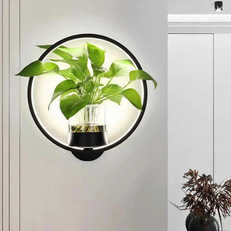 Lampa Ścienna - Roślinna Lampa Ścienna
