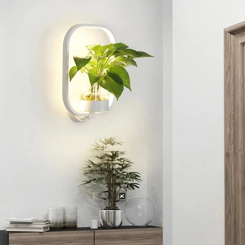 Lampa Ścienna - Roślinna Lampa Ścienna
