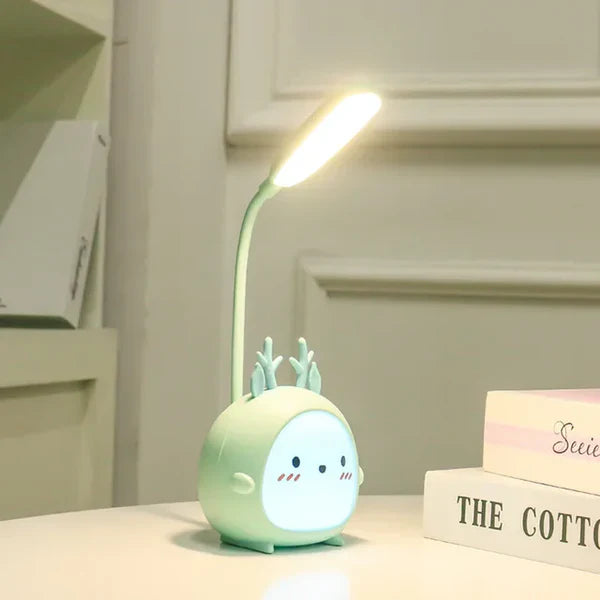 Przyjazna dla oczu lampa do czytania dla dzieci z nocną lampką USB