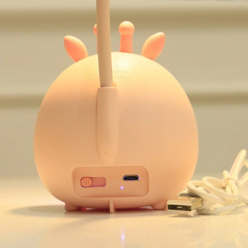 Przyjazna dla oczu lampa do czytania dla dzieci z nocną lampką USB