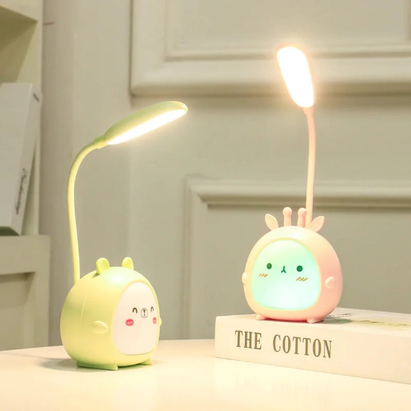 Przyjazna dla oczu lampa do czytania dla dzieci z nocną lampką USB