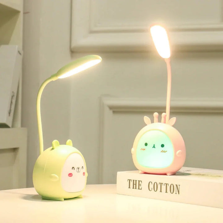 Przyjazna dla oczu lampa do czytania dla dzieci z nocną lampką USB