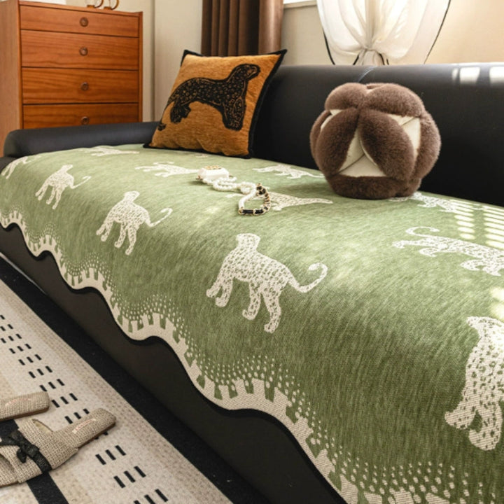 Pokrowiec na kanapę Lion Wavy Non-Slip