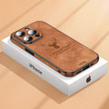 Skórzana Etui na iPhone z Ochroną przed Uderzeniami i Eleganckim Designem