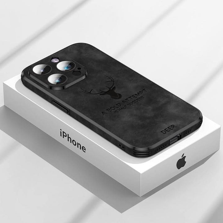 Skórzana Etui na iPhone z Ochroną przed Uderzeniami i Eleganckim Designem