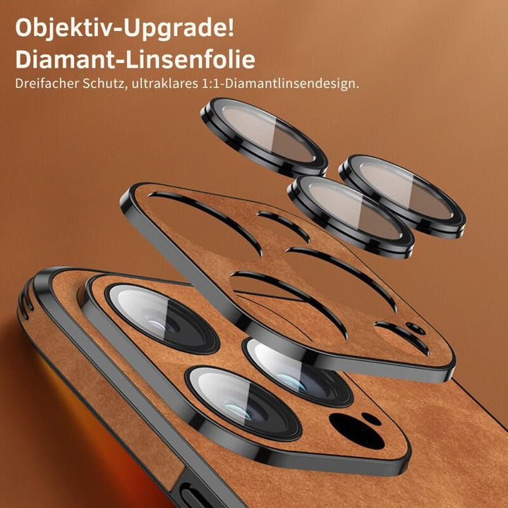 Skórzana Etui na iPhone z Ochroną przed Uderzeniami i Eleganckim Designem