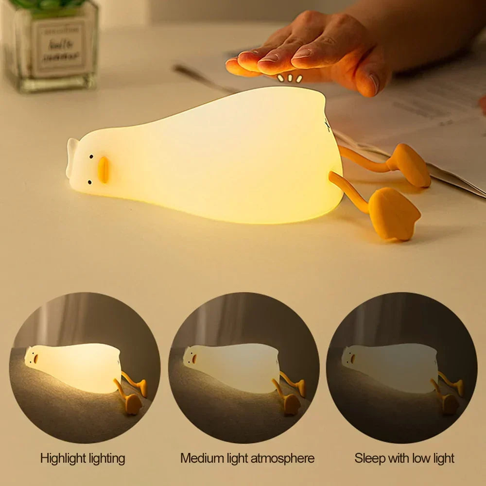 Lampka nocna Leżąca Kaczka