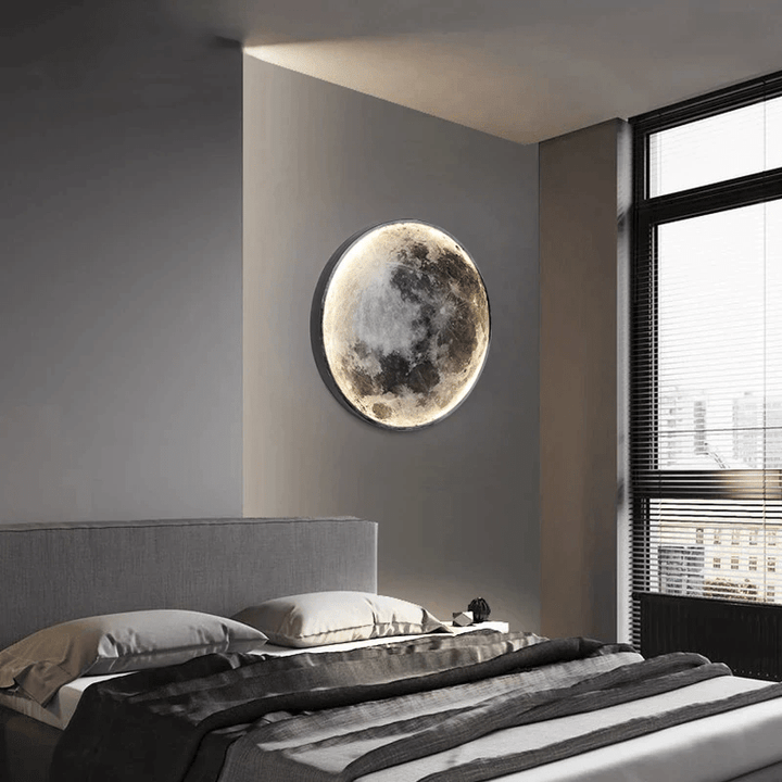 Lampa Księżycowa | Atmosferyczne Oświetlenie Ścienne | Wygodne Światło Nocne |