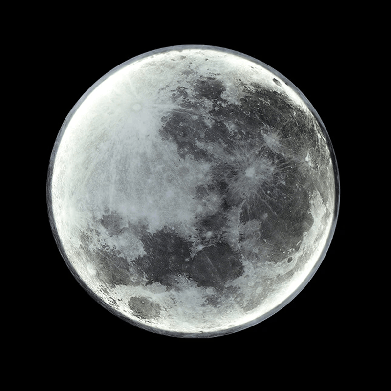 Lampa Księżycowa | Atmosferyczne Oświetlenie Ścienne | Wygodne Światło Nocne |