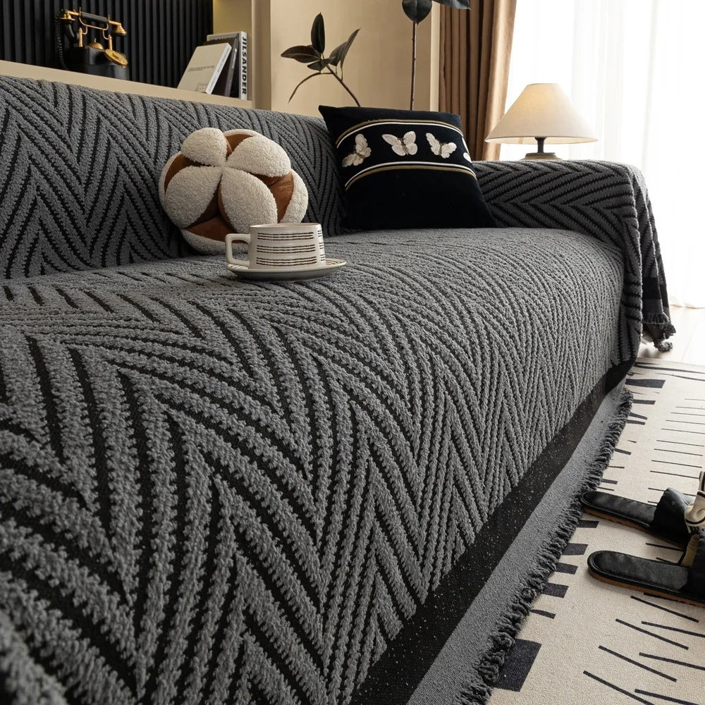 Pokrowiec na Sofę Marella Soft Chevron