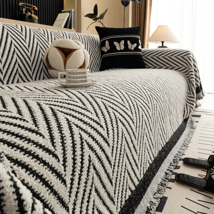 Pokrowiec na Sofę Marella Soft Chevron