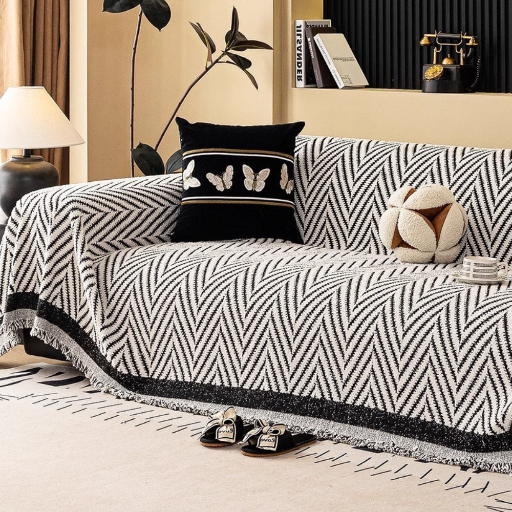 Pokrowiec na Sofę Marella Soft Chevron