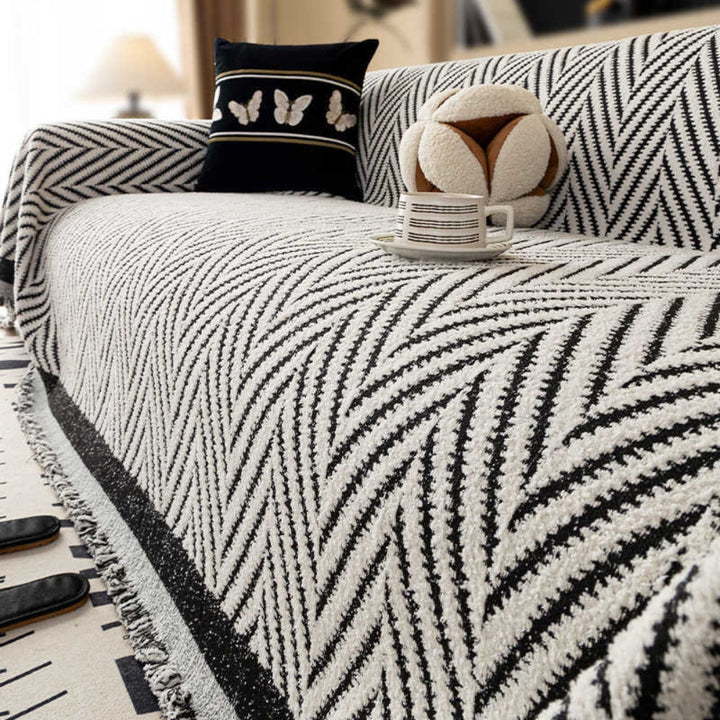 Pokrowiec na Sofę Marella Soft Chevron