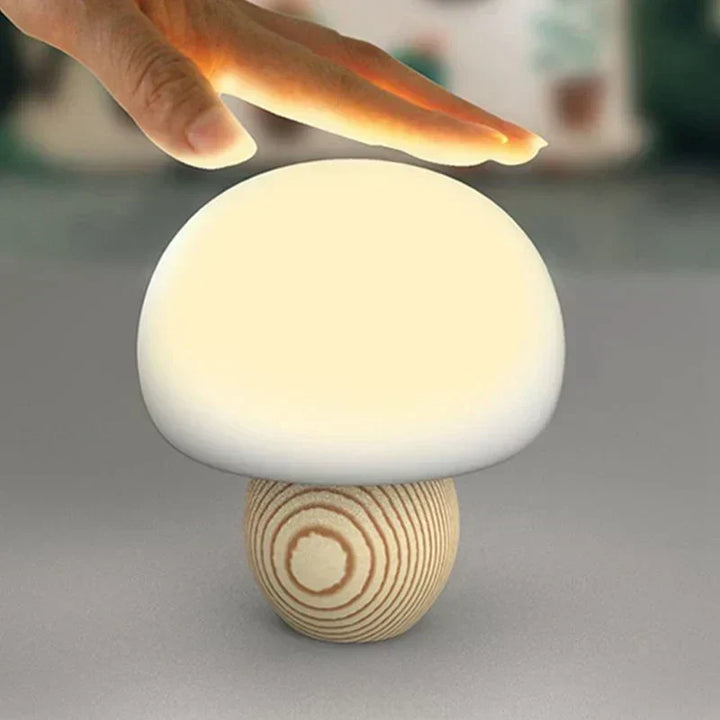 Magnetyczna Lampa Stołowa LED w Kształcie Grzyba – Dekoracyjna Nocna Lampa z Dotykowym Sterowaniem |