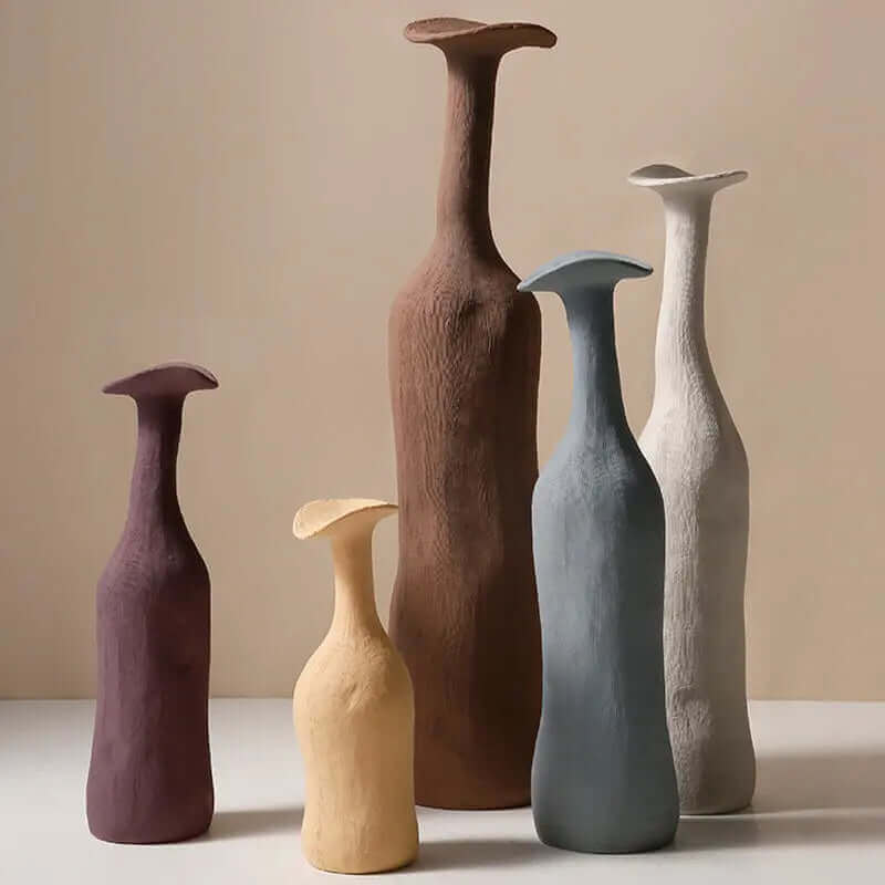 Minimalistyczne Wazony w Kolorach Morandi