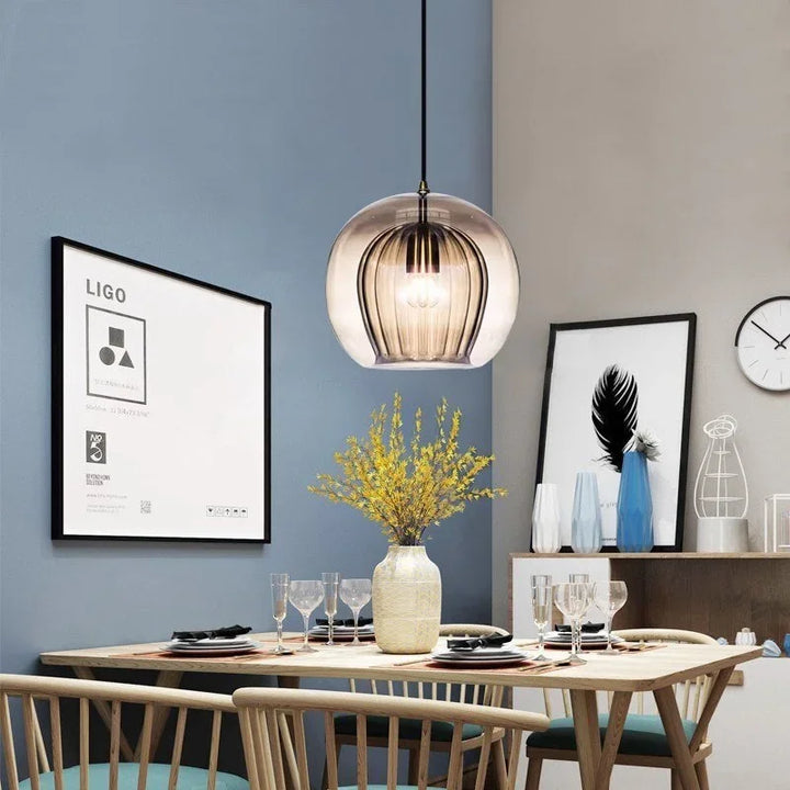 Elegance Glass - Nowoczesna Lampa Wisząca ze Szkła