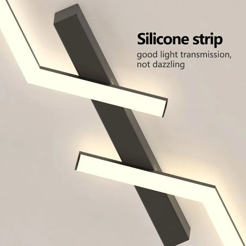 SleekGlow - Lampa sufitowa z linią LED