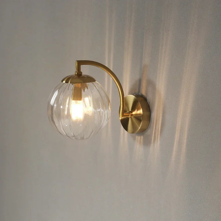 Nowoczesna lampa ścienna LED z kolorowego szkła, skandynawska minimalistyczna lampa do salonu-sypialni, oświetlenie wnętrza jadalni-kuchni