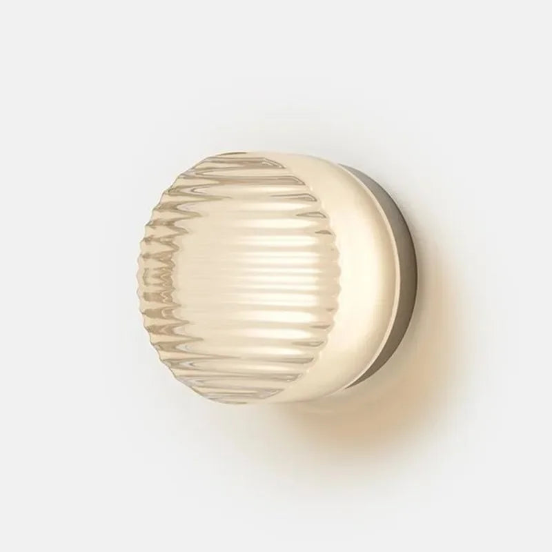 Nowoczesna okrągła lampa ścienna dla atmosferycznej elegancji