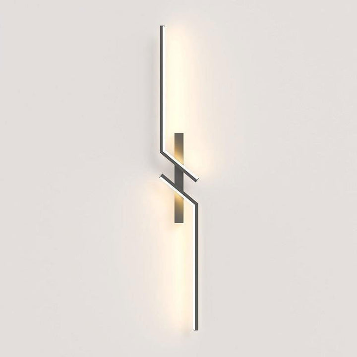 Kreatywna lampa ścienna LED z designem w paski | Nowoczesny design