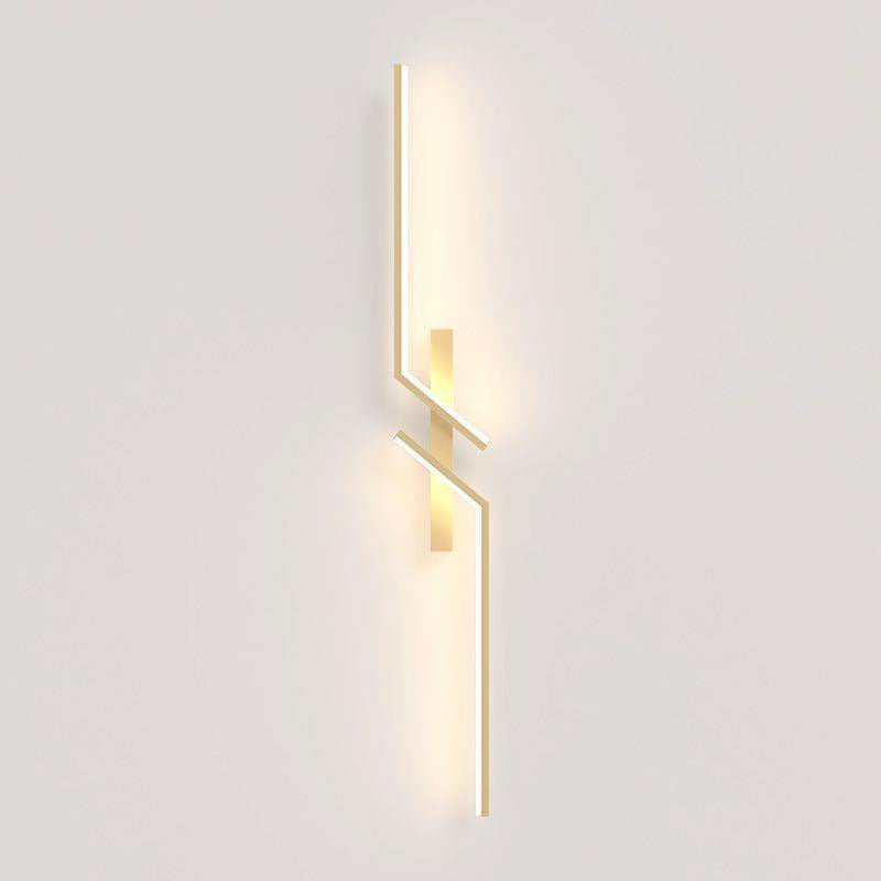 Kreatywna lampa ścienna LED z designem w paski | Nowoczesny design