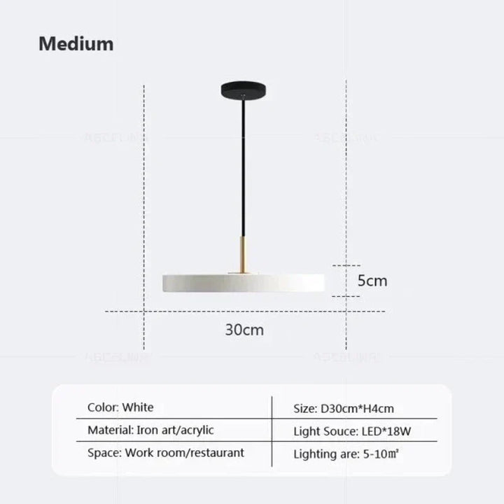 Lampa Wisząca Slim Disc