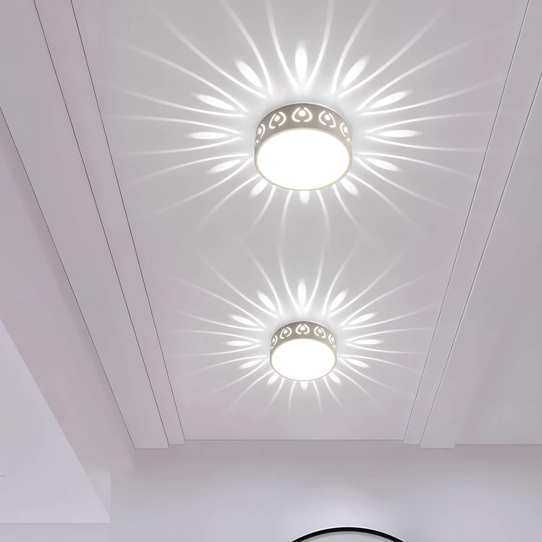 Nowoczesna lampa sufitowa LED - do wejścia, korytarza i balkonu