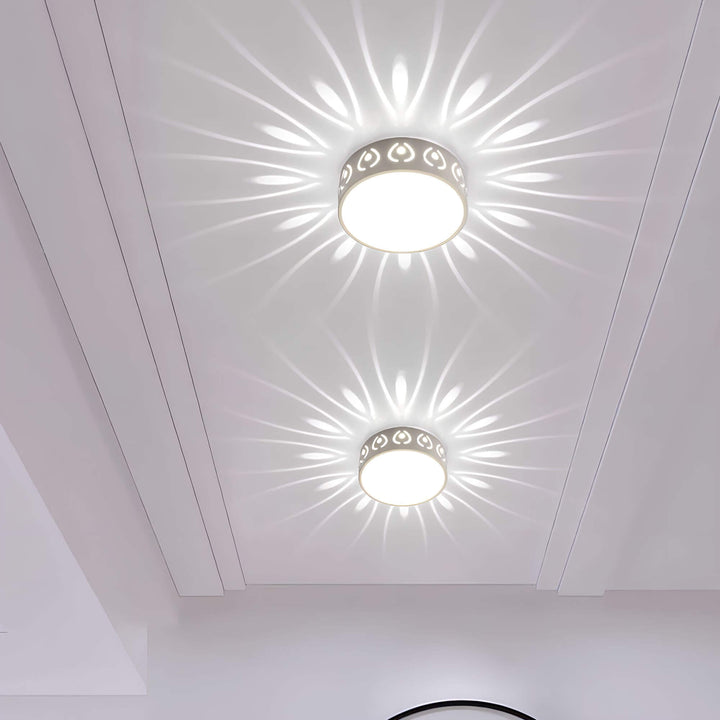 Nowoczesna lampa sufitowa LED - do wejścia, korytarza i balkonu