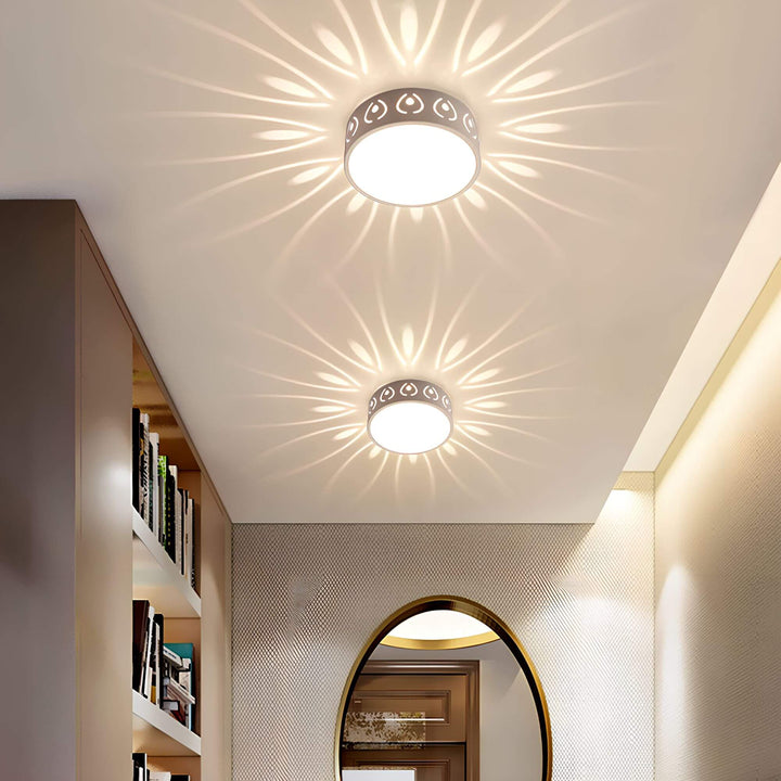 Nowoczesna lampa sufitowa LED - do wejścia, korytarza i balkonu